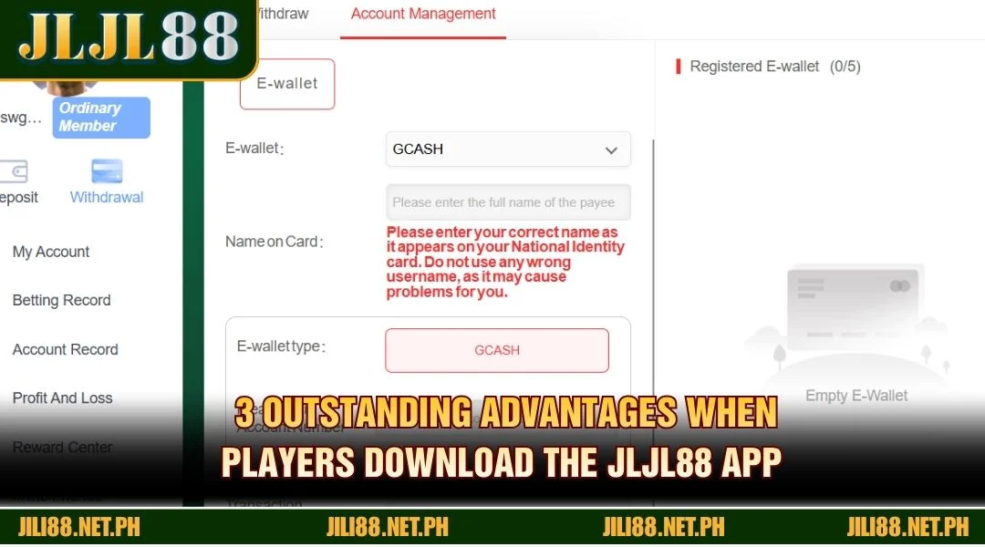 3 outstanding advantages when players download the JLJL88 app