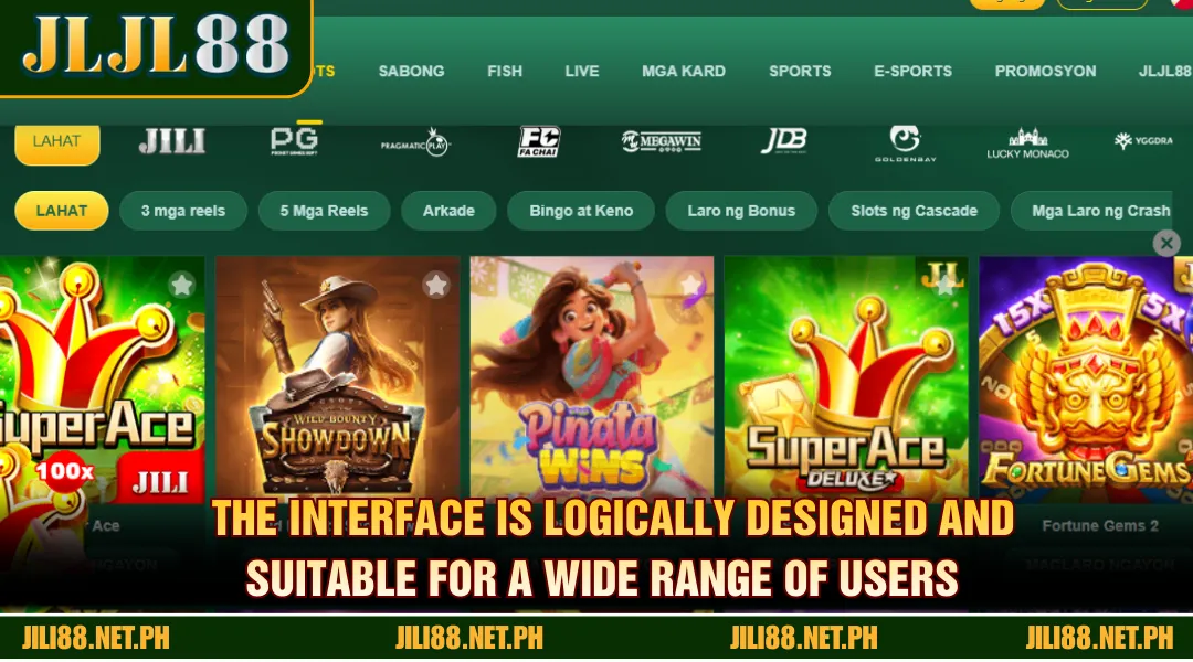 The JLJL88 interface is logically designed and suitable for a wide range of users