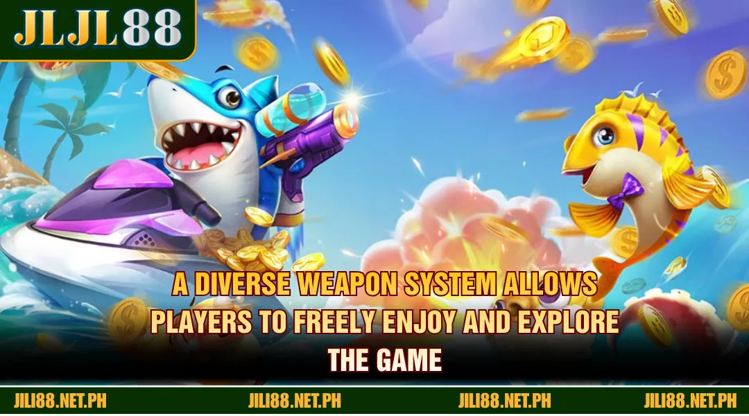 A diverse weapon system allows players to freely enjoy and explore the game