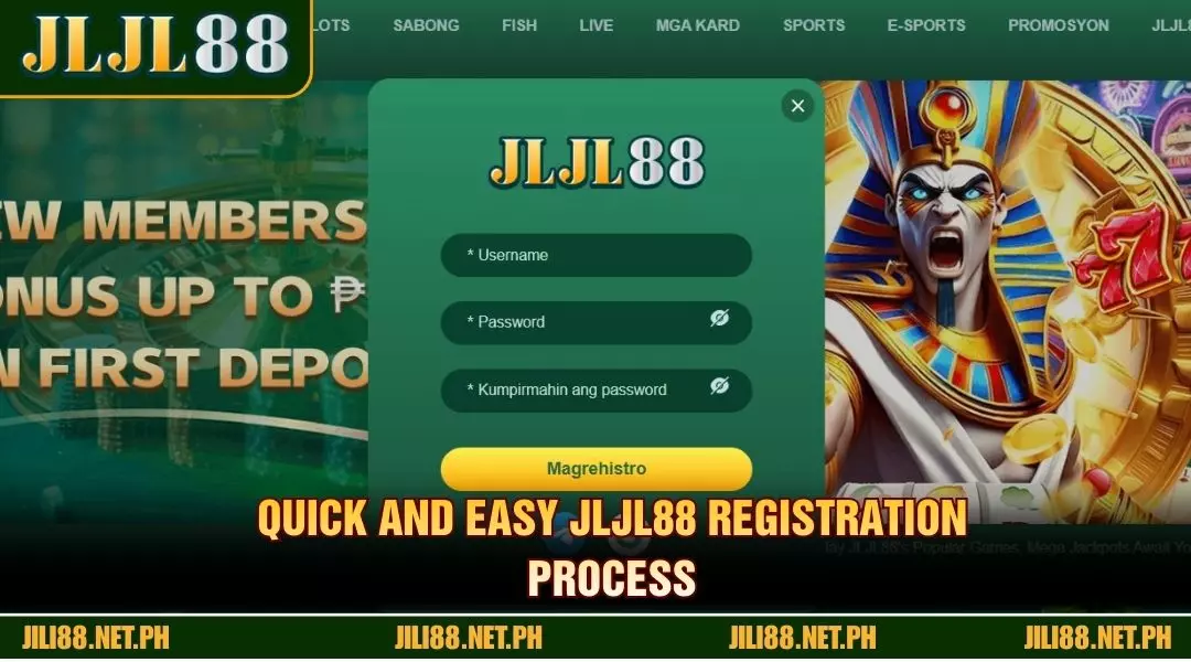 Quick and easy JLJL88 registration process